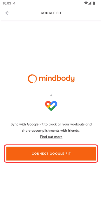 How to sync the app with additional health platforms (Mindbody app)